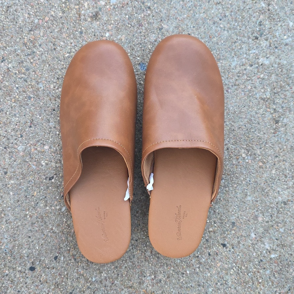 Universal Thread Indra Women's Cognac Clogs Mules With Block Heel Size 8.5 - Picture 3 of 13